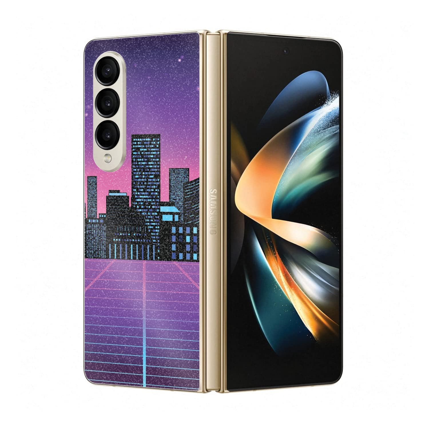 MightySkins Skin Brillante con Glitter — Galaxy Z Fold 4