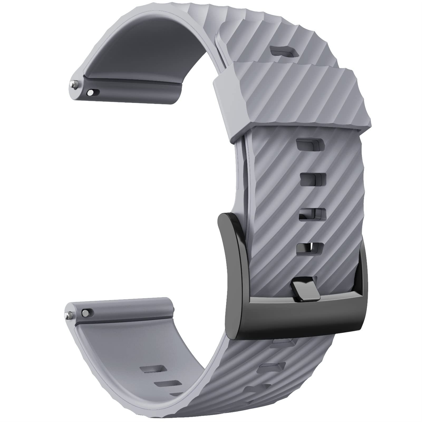 COOVS Correa de silicona 24mm para Suunto 7