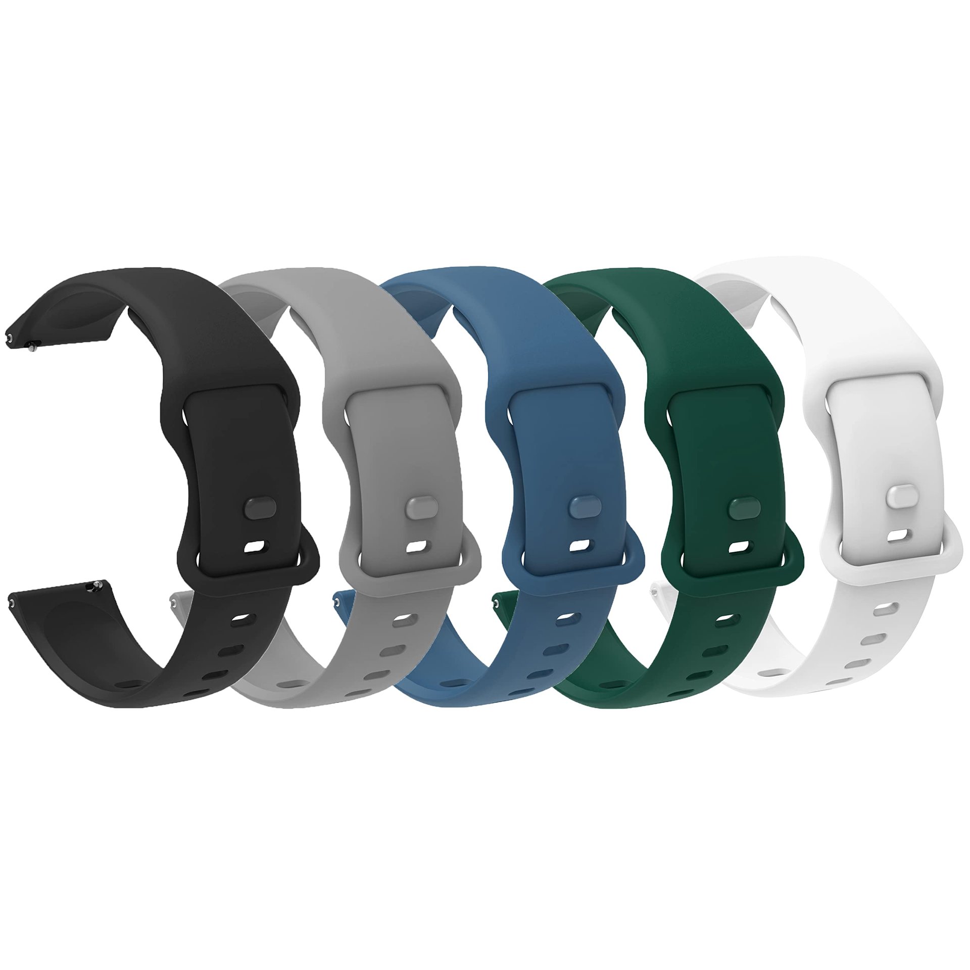 Correas de silicona 22 mm compat. Anyloop ALW10 (5 pz)