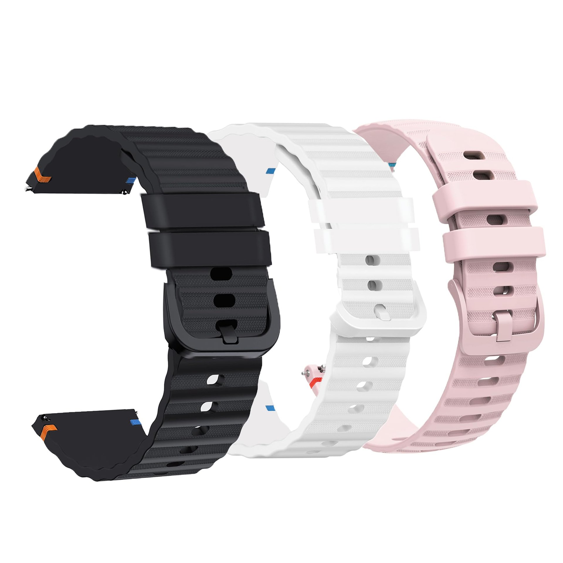 Correas 20mm Lamshaw para Garmin S50/S44/S42/S40 (3 pz)