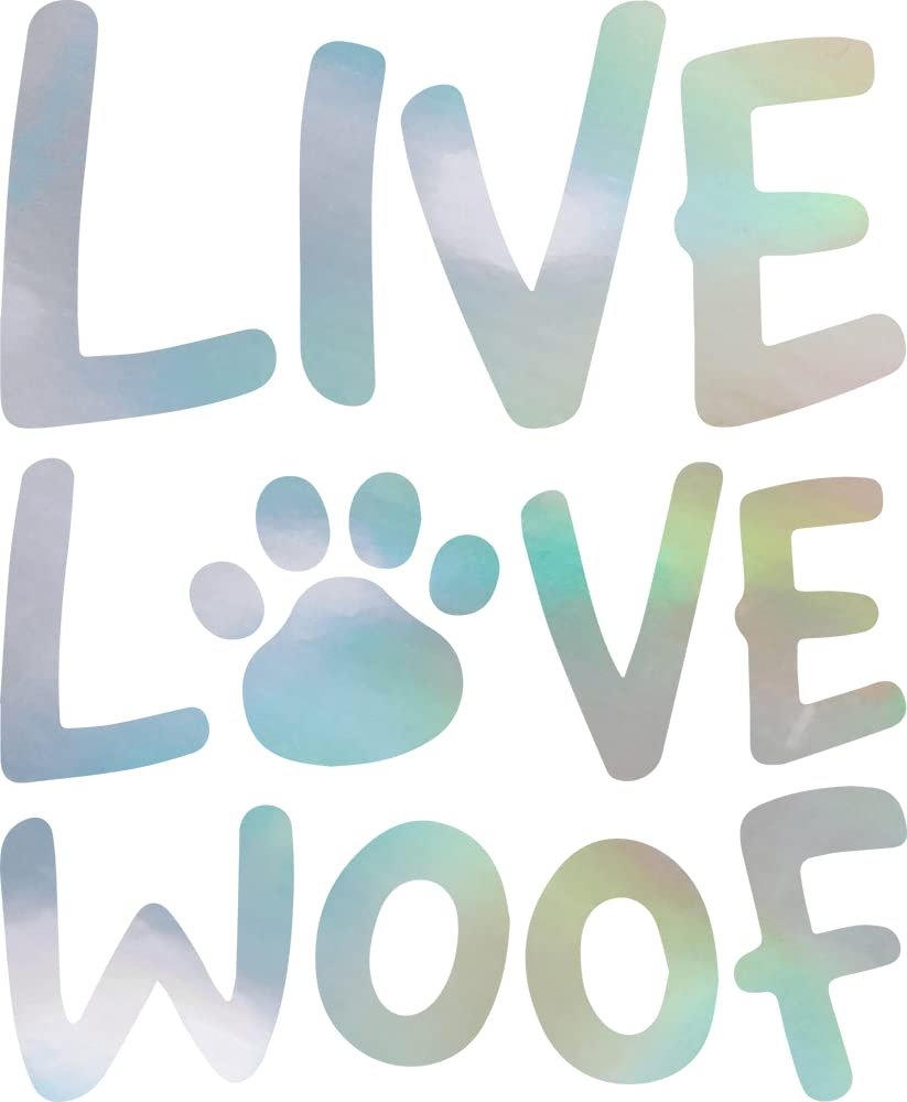 NBFU Live Love Woof — Vinil Holográfico (Set 2)