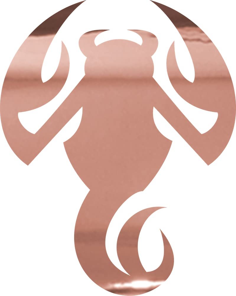 NBFU Scorpion Animal 1 (Rose Gold) - Juego de 2