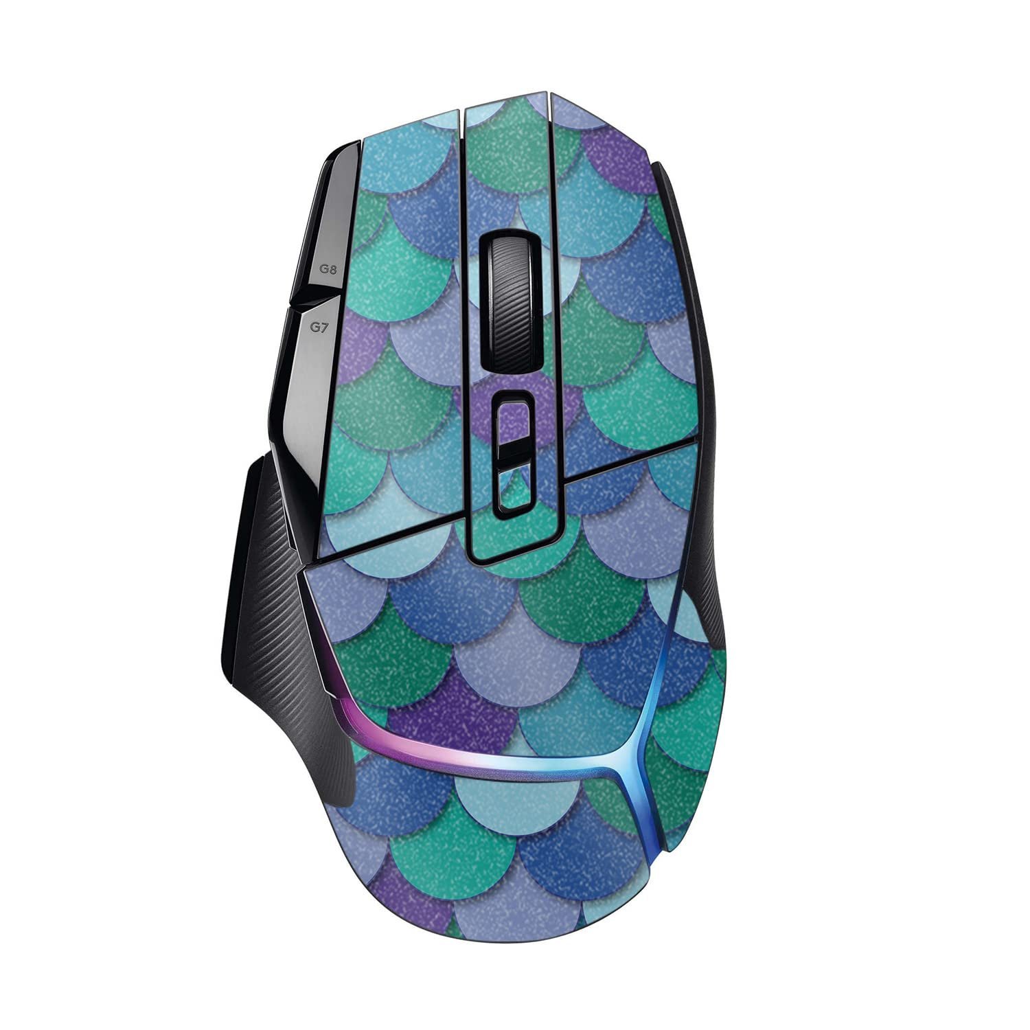 MightySkins Brillo con Purpurina para Logitech G502 X Plus