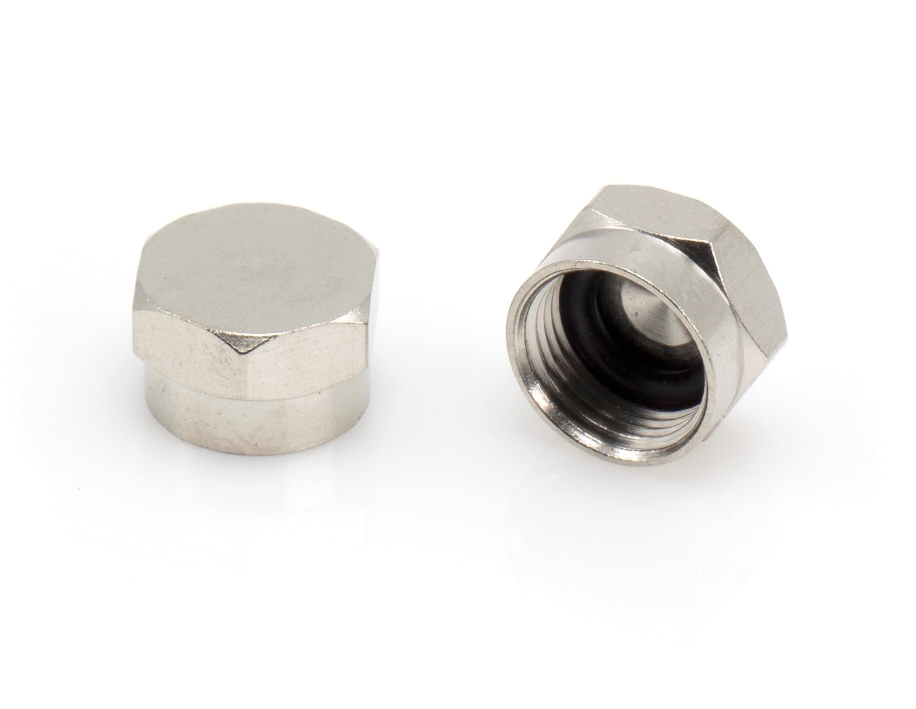 THE CIMPLE CO Tapas coaxiales F81, paquete de 25