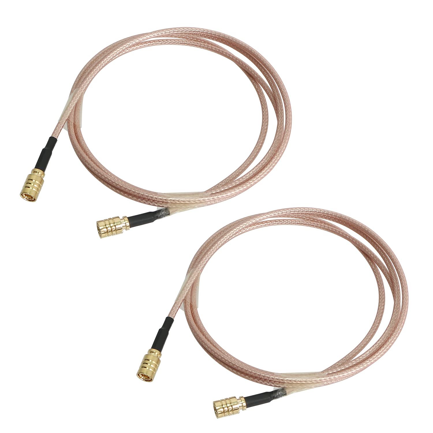 Aoje-Link Cable coaxial RG316 SMB hembra-SMB hembra 1 m