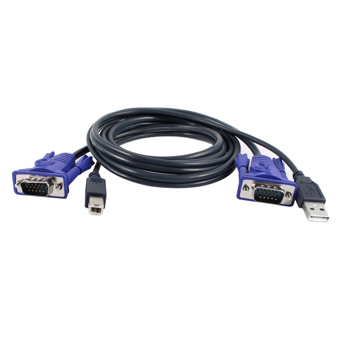 Ruilogod Cable VGA 15 pines M-M + USB A-B 1.4 m