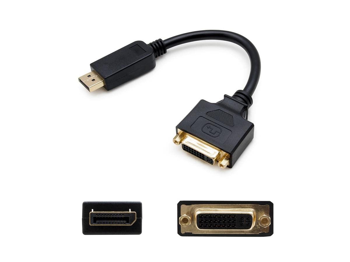 AddOn Adaptador DisplayPort (DP) a DVI hembra 5 pzas