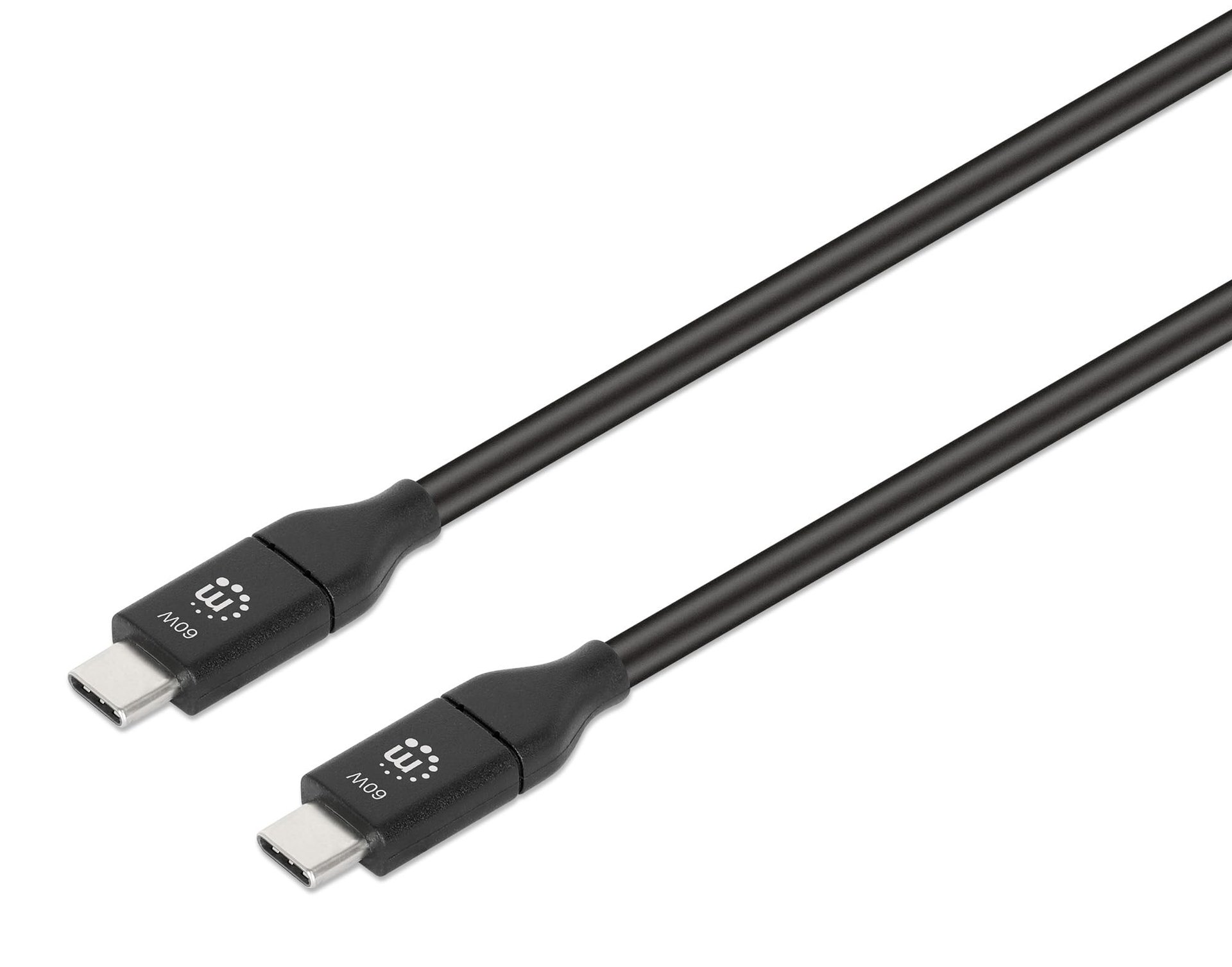MANHATTAN Cable USB 3.1 Tipo-C 1 m - Negro