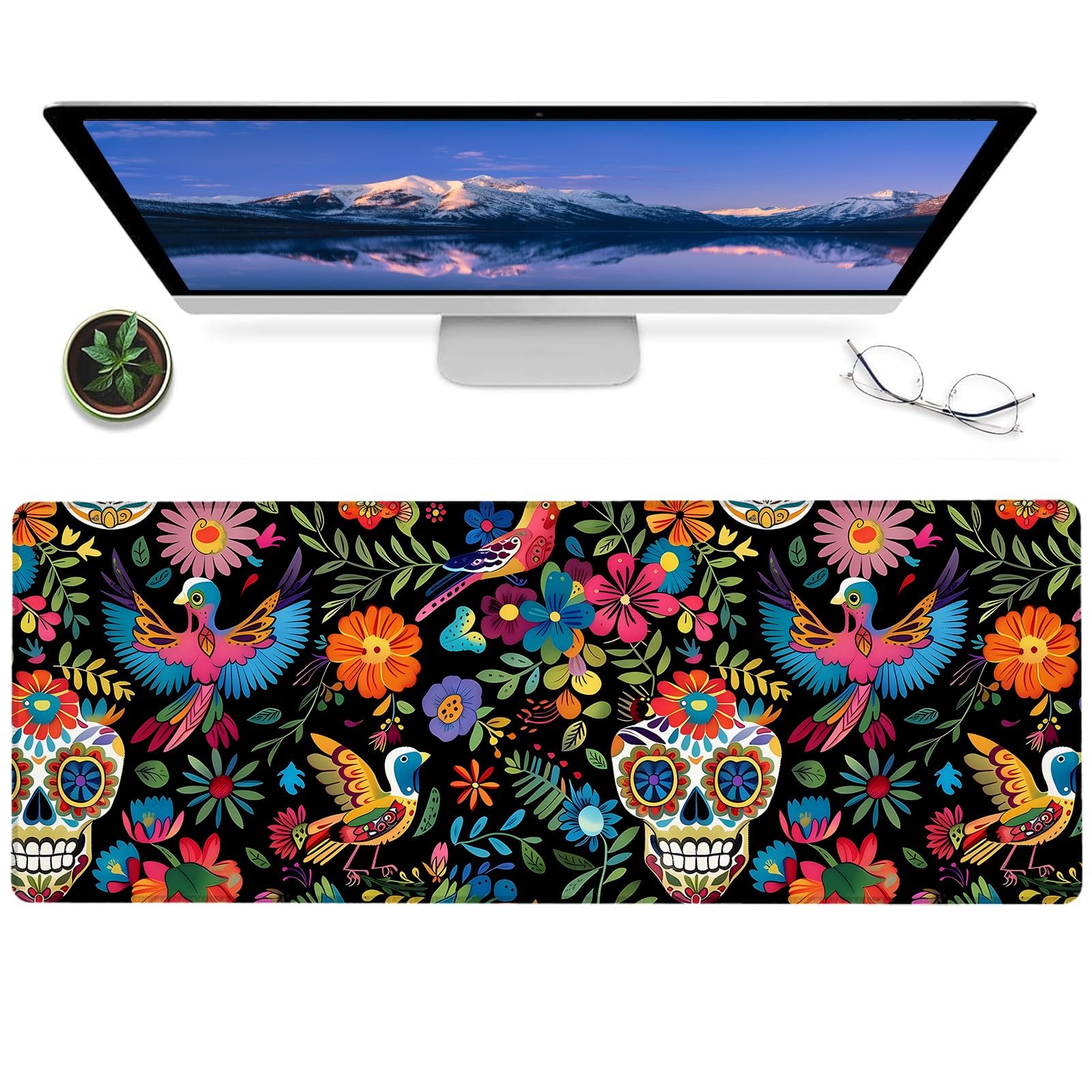 ainori Mousepad Día de los Muertos 12x31.5 in