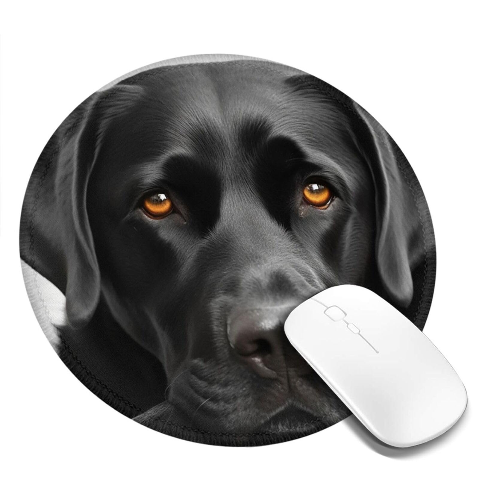 Mousepad Black Dog antideslizante, 2 piezas, lavable