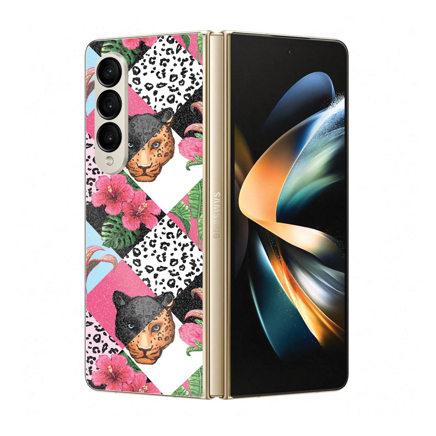 MightySkins Brillo con Purpurina para Galaxy Z Fold 4