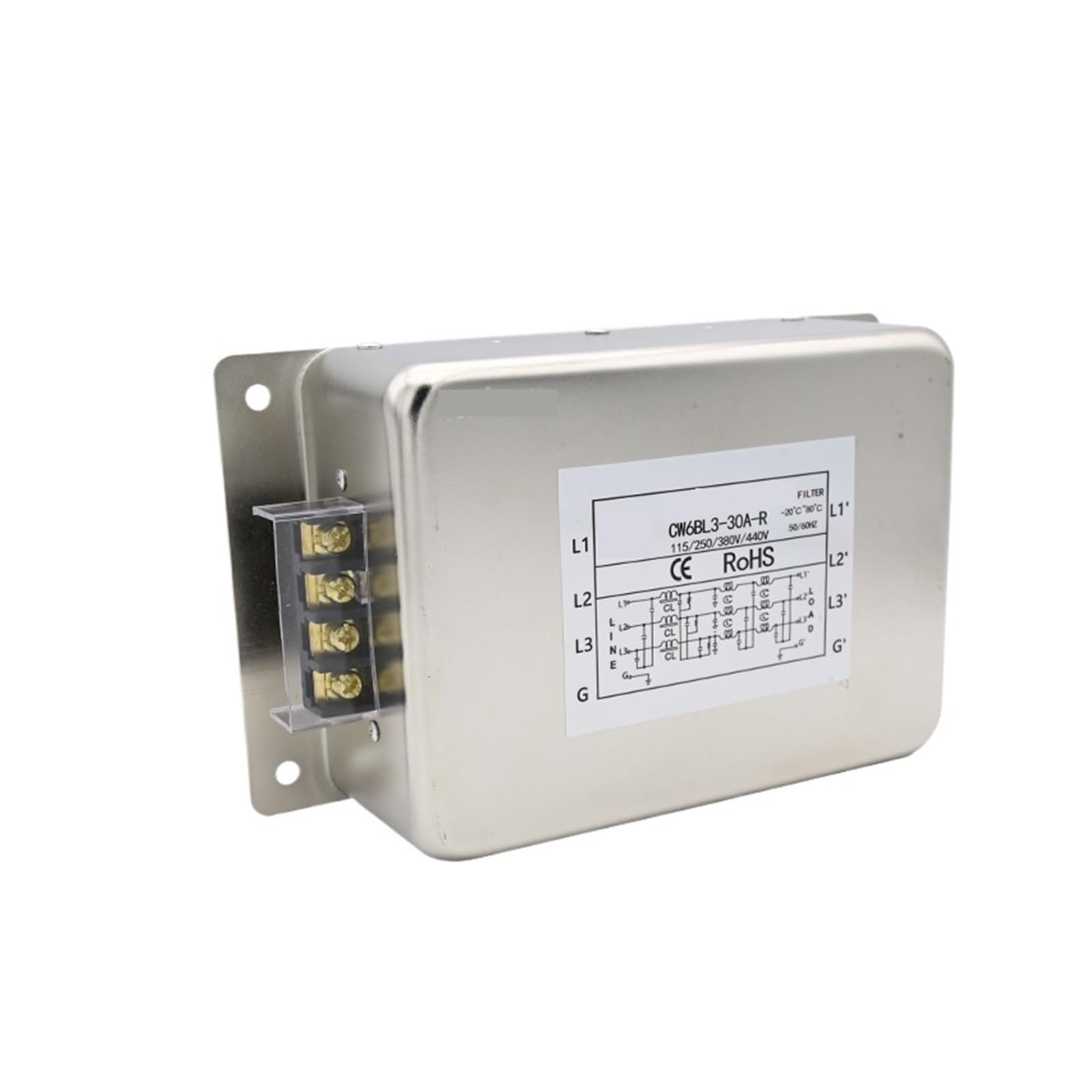 OMXWOQMP Filtro trifásico bipolar CW6BL3 380V