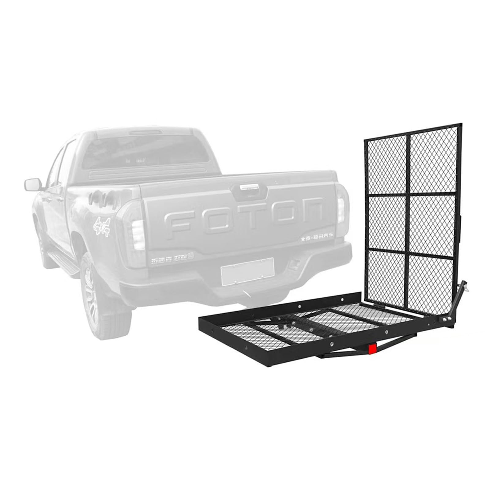 Portaequipajes plegable para enganche — 226 kg