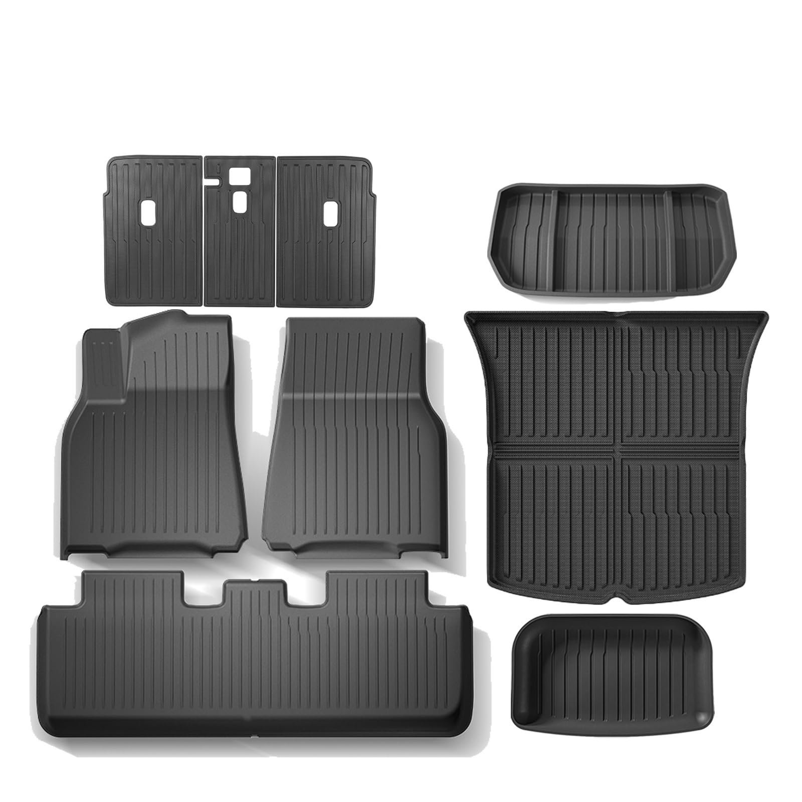 Tapetes TPE Todo Clima para Tesla Model Y (9 pzas)