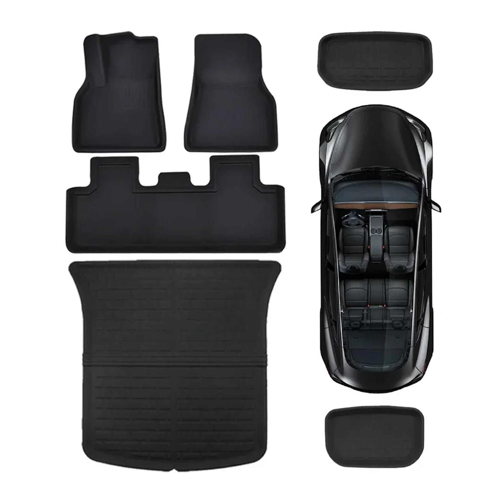 Tapetes XPE todo clima para Tesla Model Y (3 pzas)