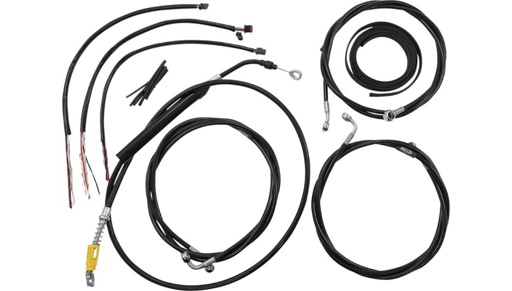 La Choppers LA-8056KT2-16B Kit de cables - Vinil negro