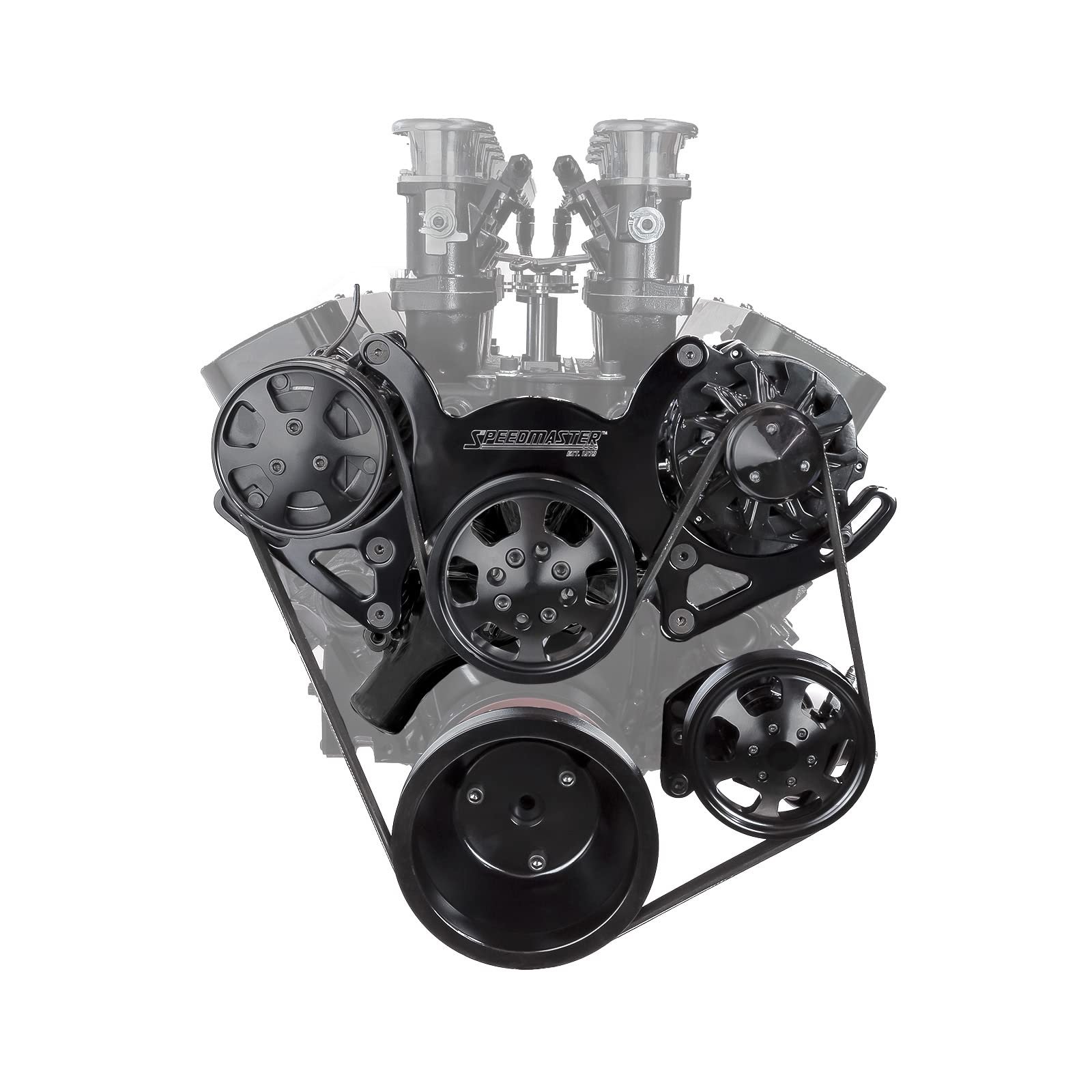 Speedmaster 1-673-001-01 Completo serpentina Chevy SBC 350