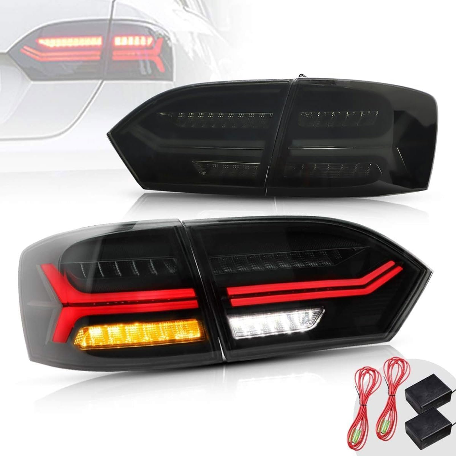 Calaveras Traseras MBBDGBMZ VW Jetta 2011-2014 (Ahumado)