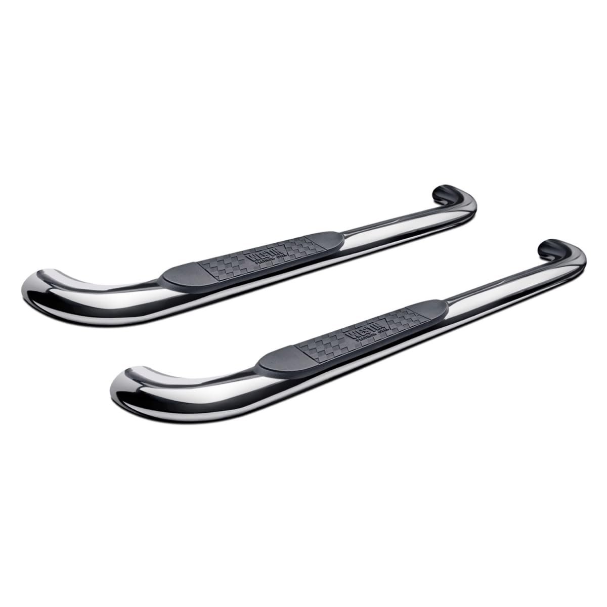 Estribo ovalado platino 4'' de acero para Ford F-150 2015