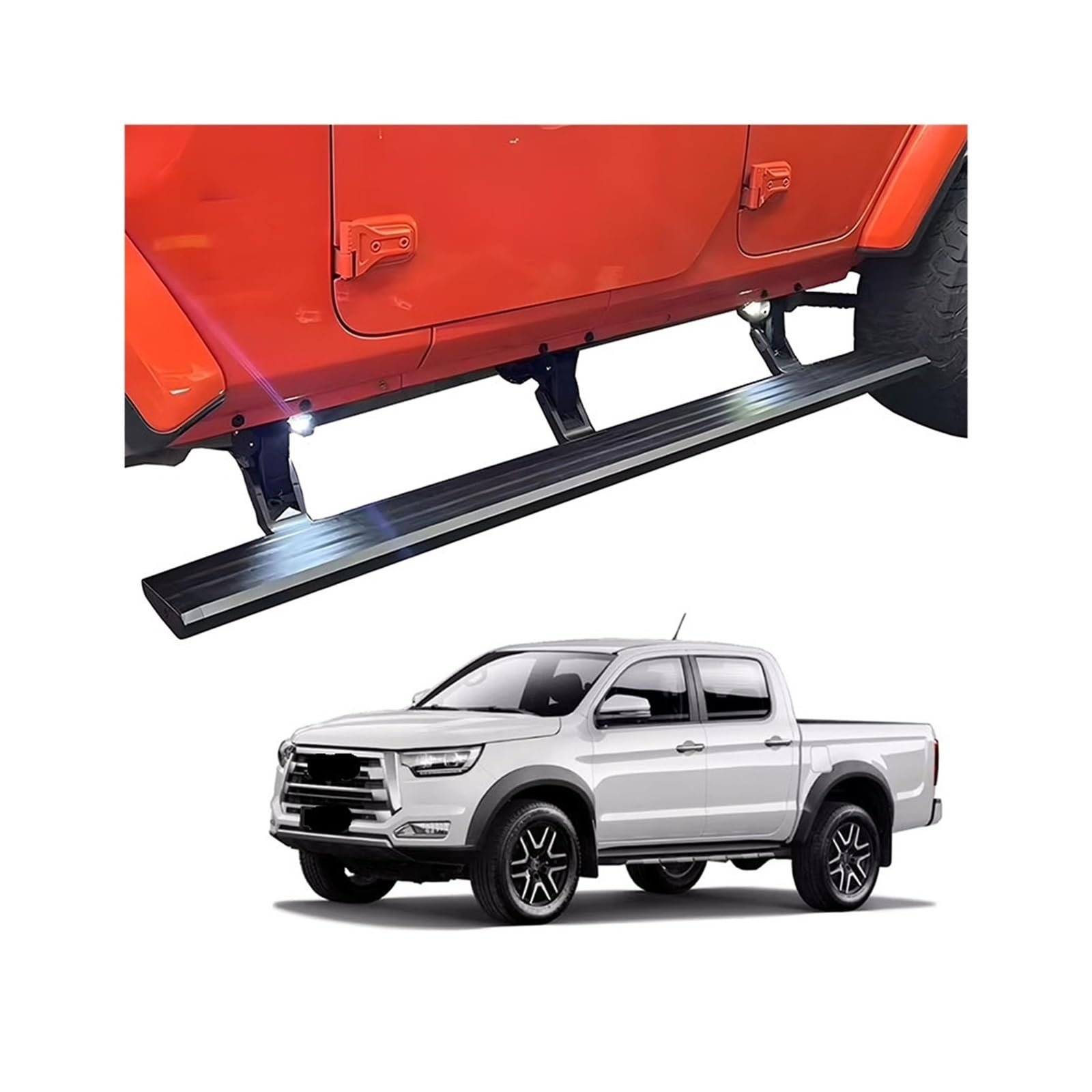Estribo eléctrico LED automático (T8 Style B / T9)