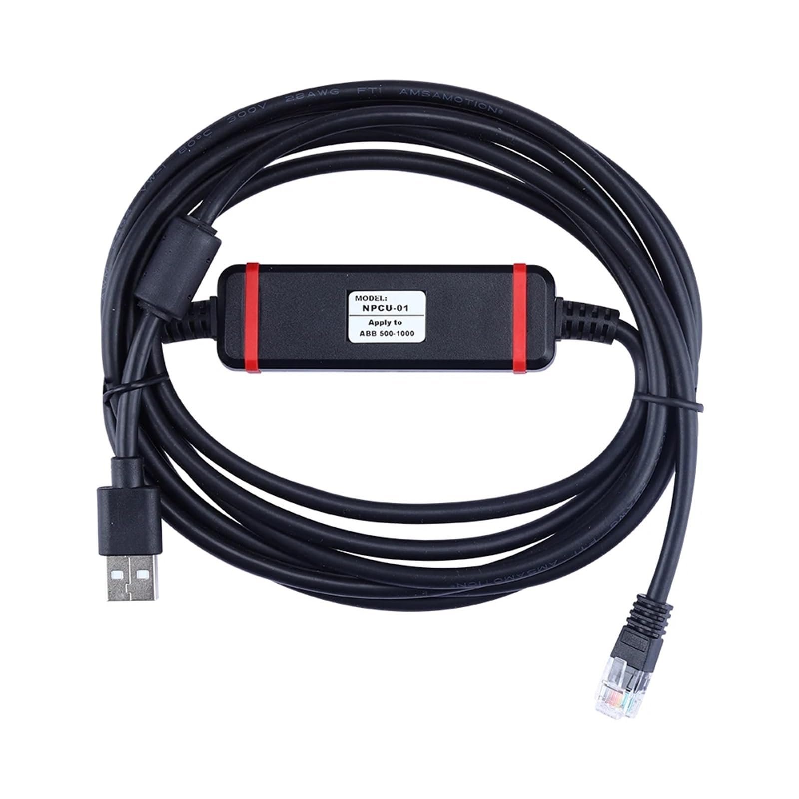 Cable USB NPCU-01 para variadores VFD ACS/DCS