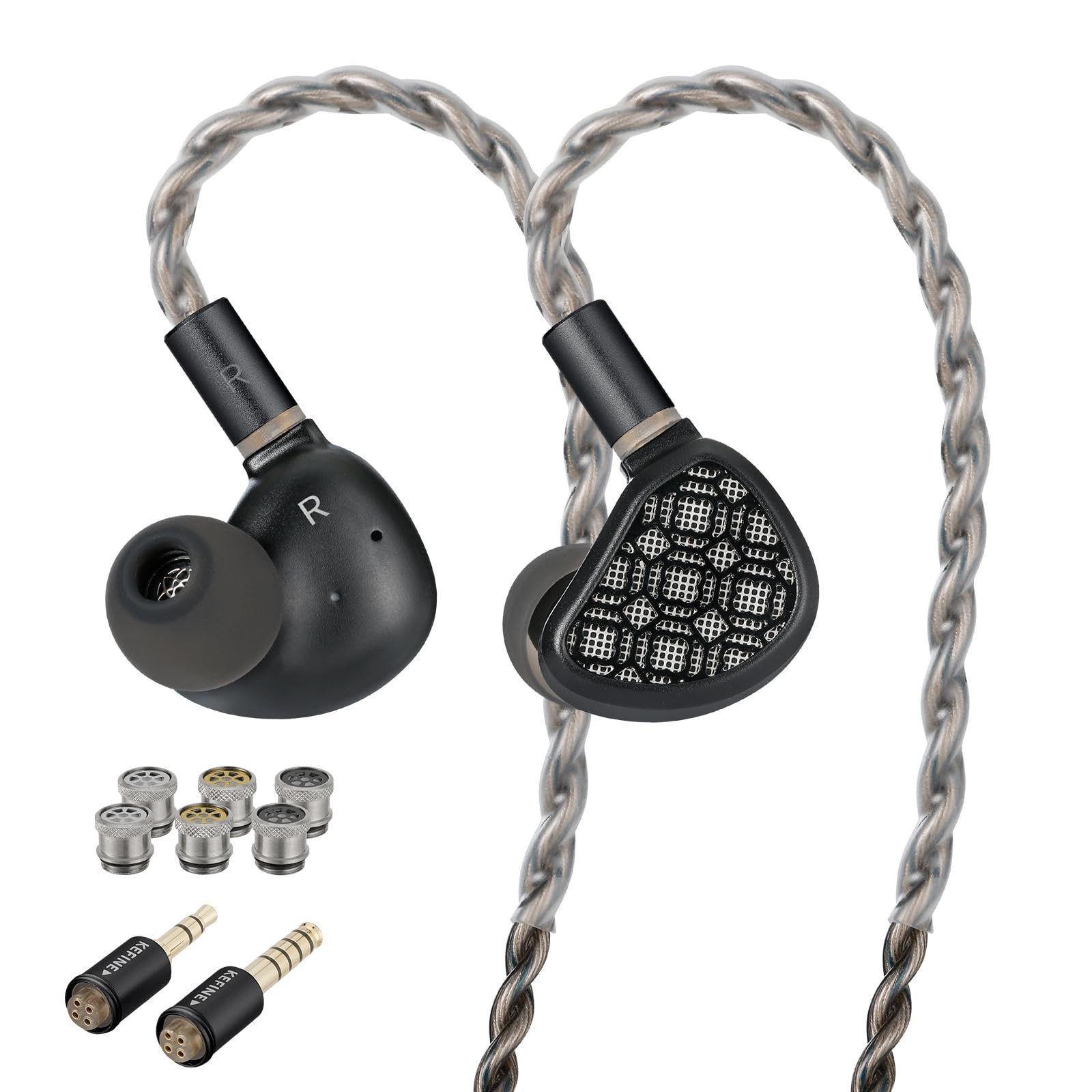 Kefine Arnar IEM Híbrido 14.5mm Planar + Knowles BA