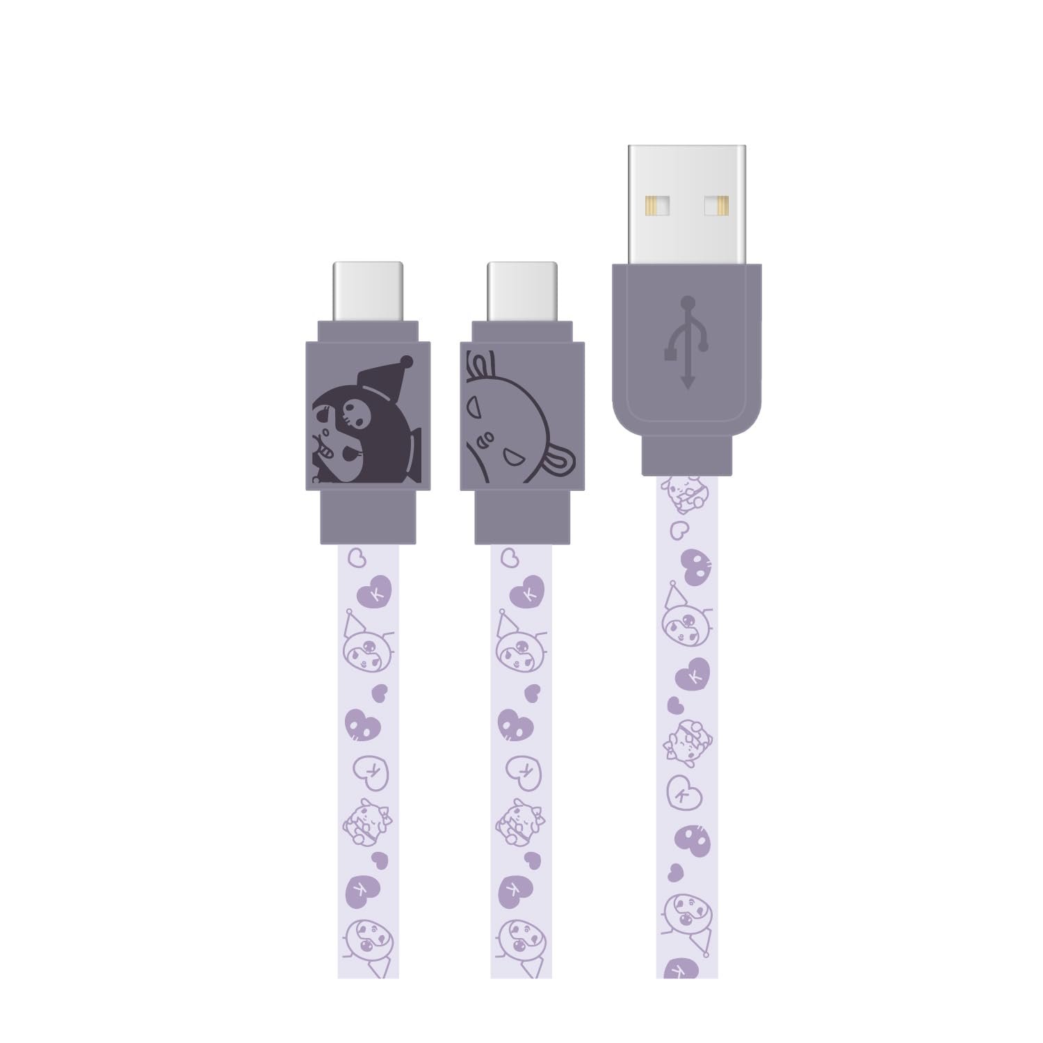 Gourmandise Sanrio Kuromi Cable USB-C SANG-304KU