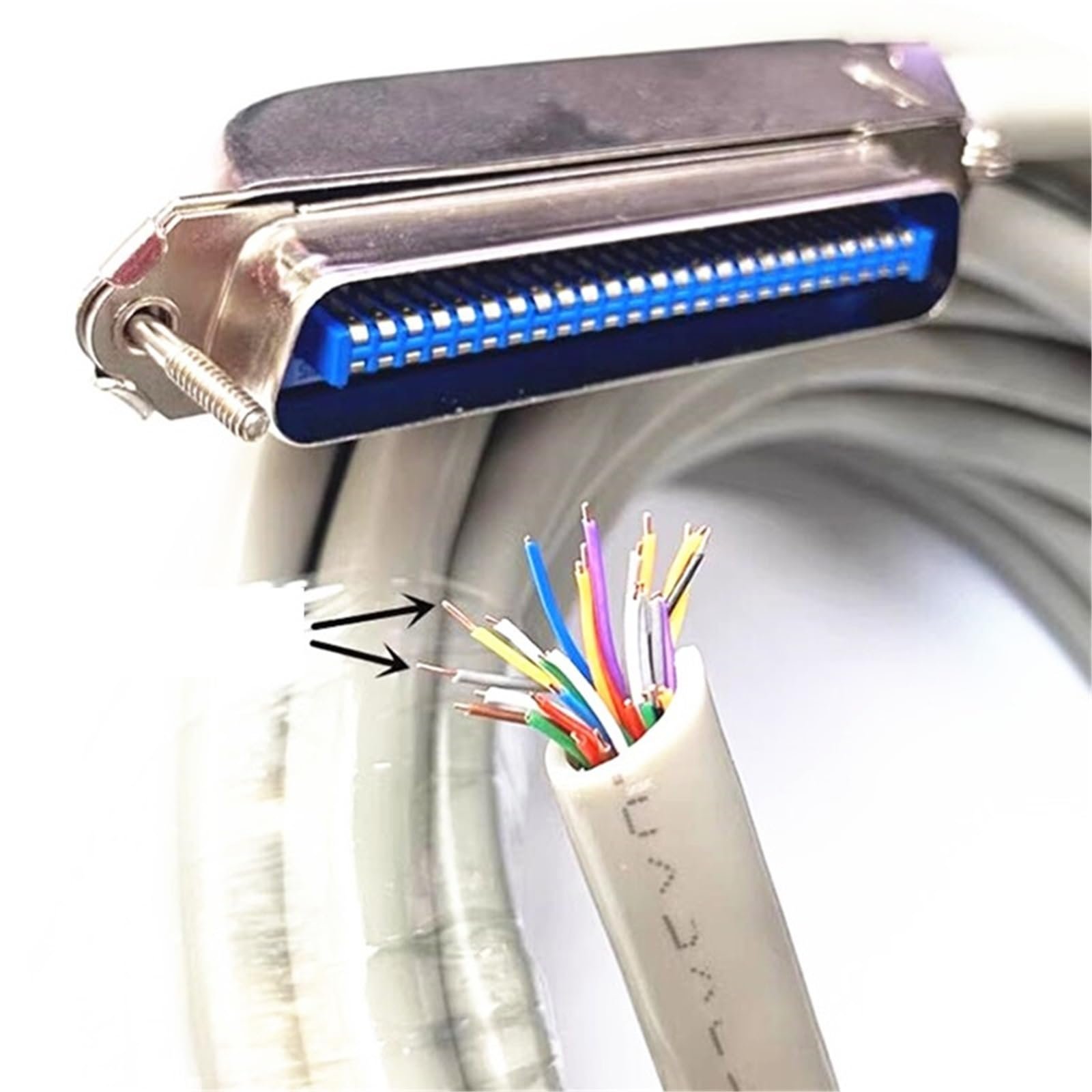 ZOZ03Y0 Cable RJ21 50 pines 25 pares 2 m (Cabeza única)